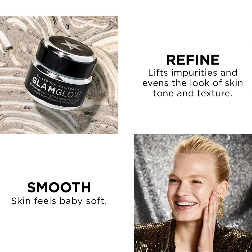🌿 GLAMGLOW YOUTHMUD® Glow Stimulating Treatment Mask